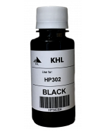 HP 302 kit de recharge noir 100ml (KHL marque) HP302XLBK100-KHL