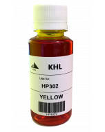 HP 302 kit de recharche 100ml jaune (KHL marque) HP302XLY100-KHL