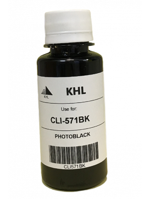Canon CLI-571 BK kit de recharge noir 100ml (KHL marque) CLI571BK100-KHL