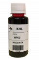 HP 62 kit de recharge magenta 100ml (KHL marque) HP62XLM100-KHL